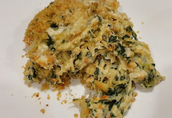 Bacalhau com Espinafres e Cenoura