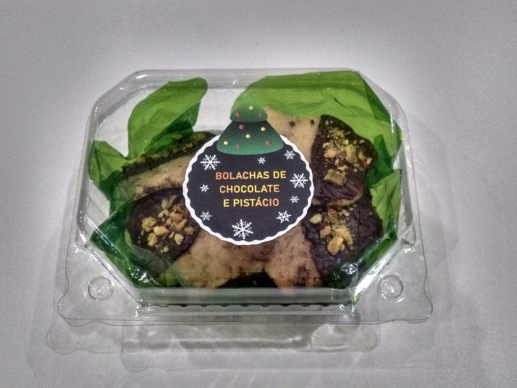 Bolachas de Chocolate e Pistacio