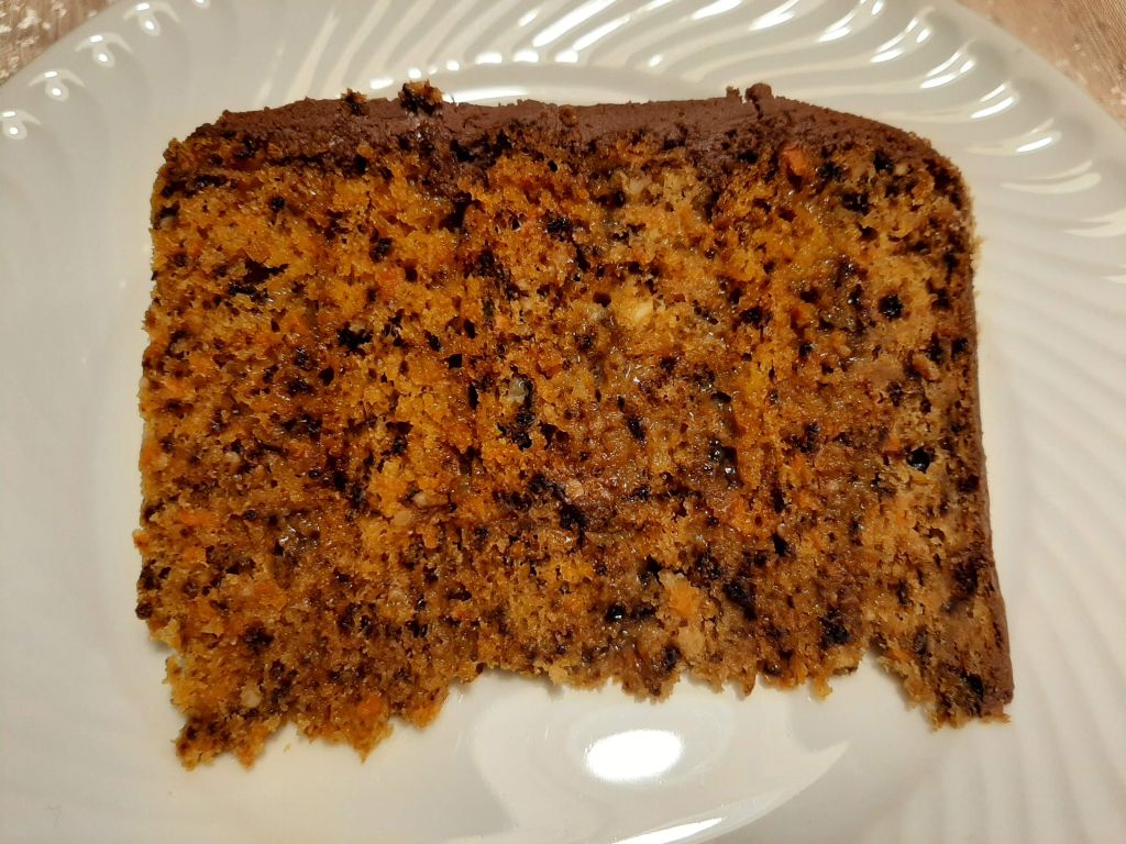 Bolo de Noz, Cenoura e Canela