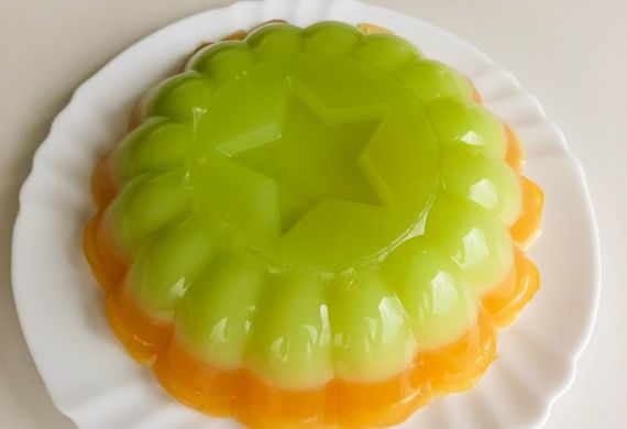 Duo de Gelatina com Leite de Coco