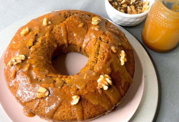 Bolo Noz, Cenoura e Canela