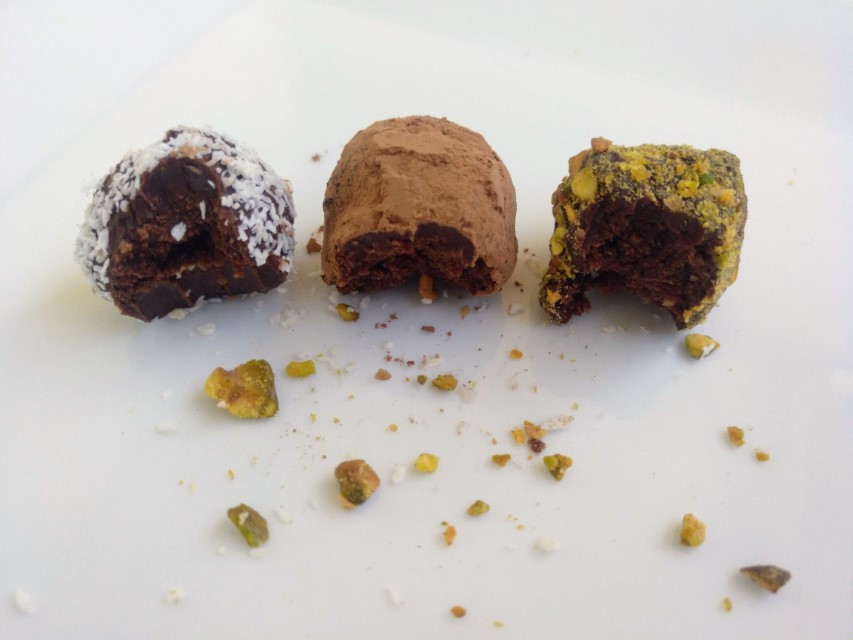 Trufas Noz e Café