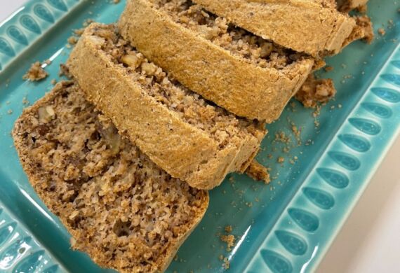 Pao de linhaça e Noz Sem Glúten