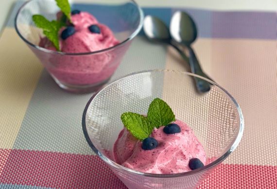 Espuma de Fruta Congelada