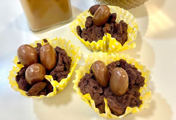 Mini Ninhos de Chocolate