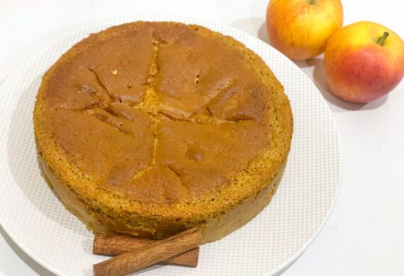 Bolo de Maçã e Canela