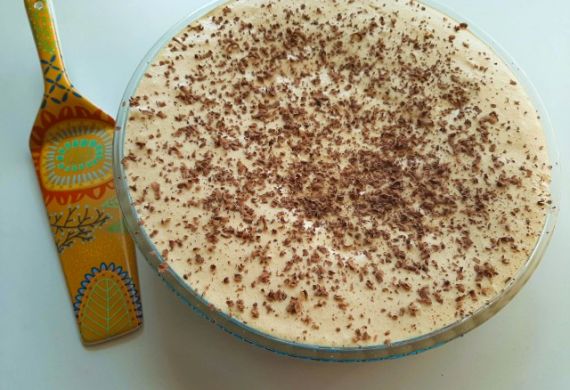 Mousse café e leite condensado