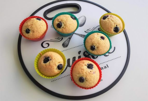 Muffins Mirtilos