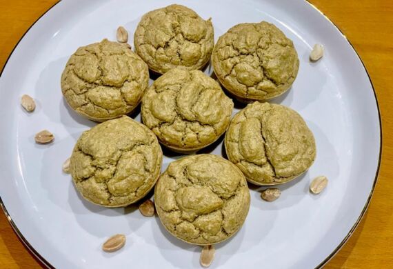 Pão de Claras, Aveia e Amendoim