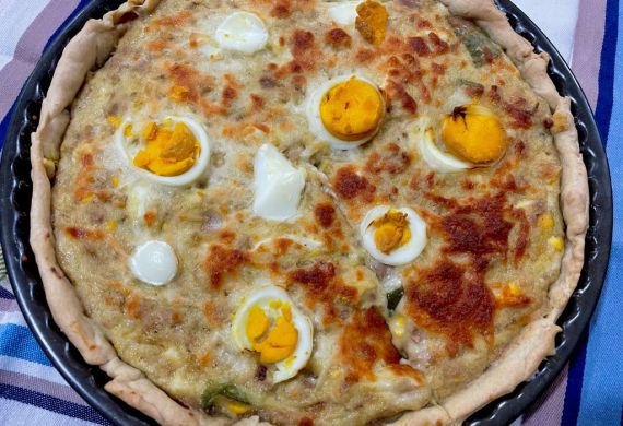Tarte de Atum com Ovos